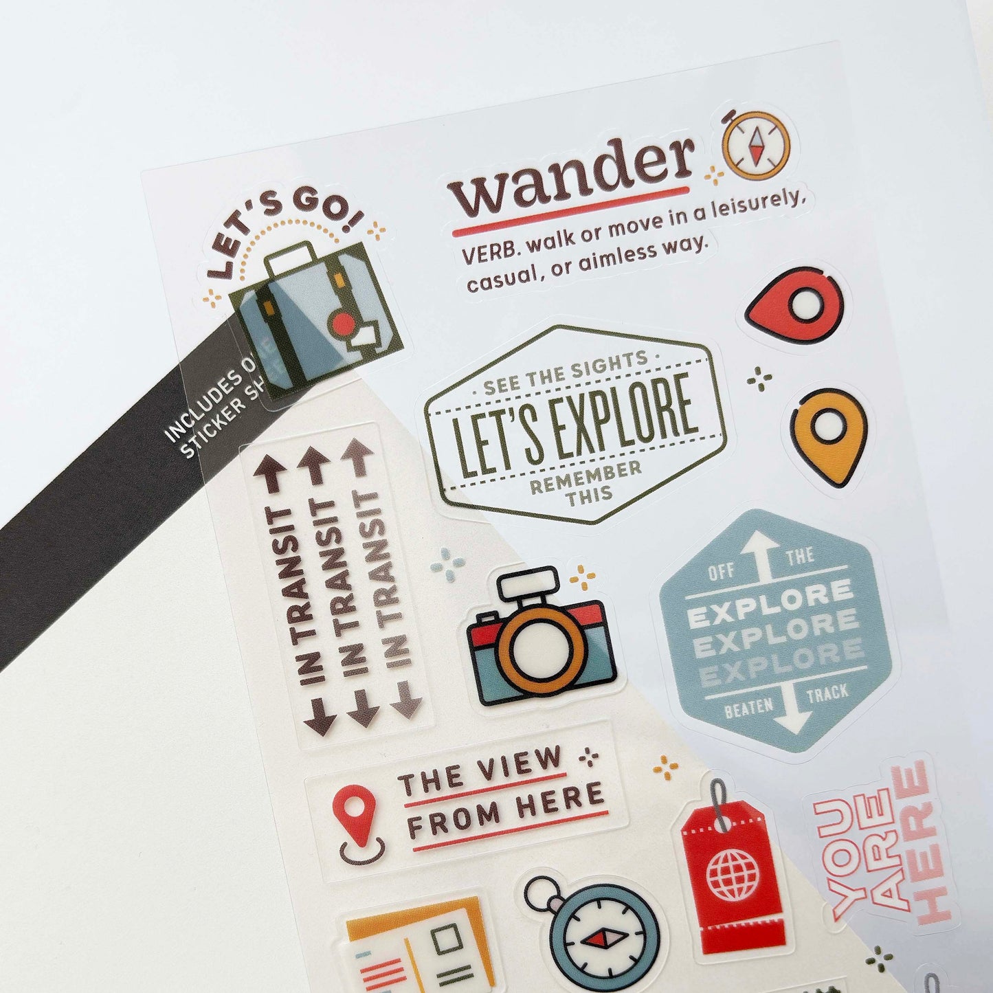 Let's Go - Clear Sticker Sheet