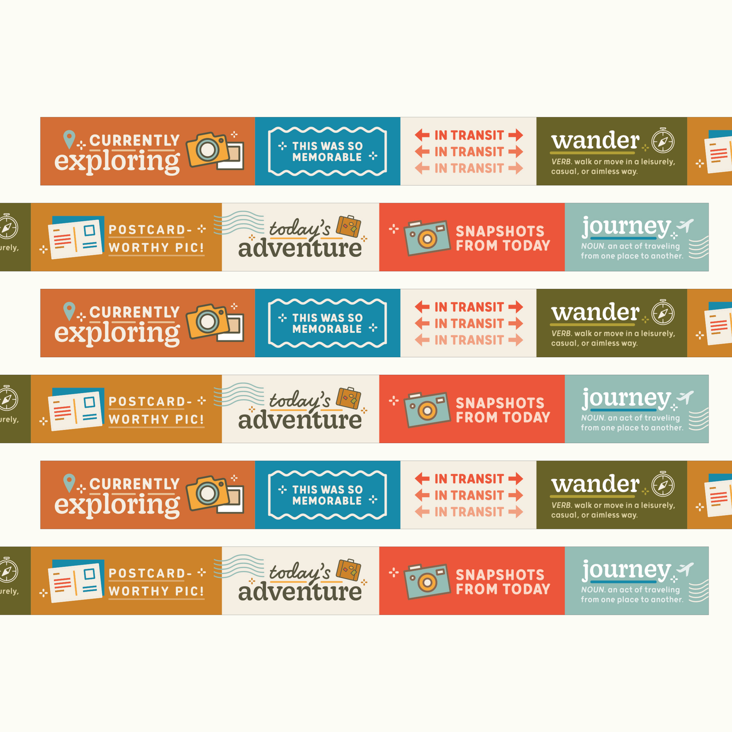 Wander - 15mm Washi Tape
