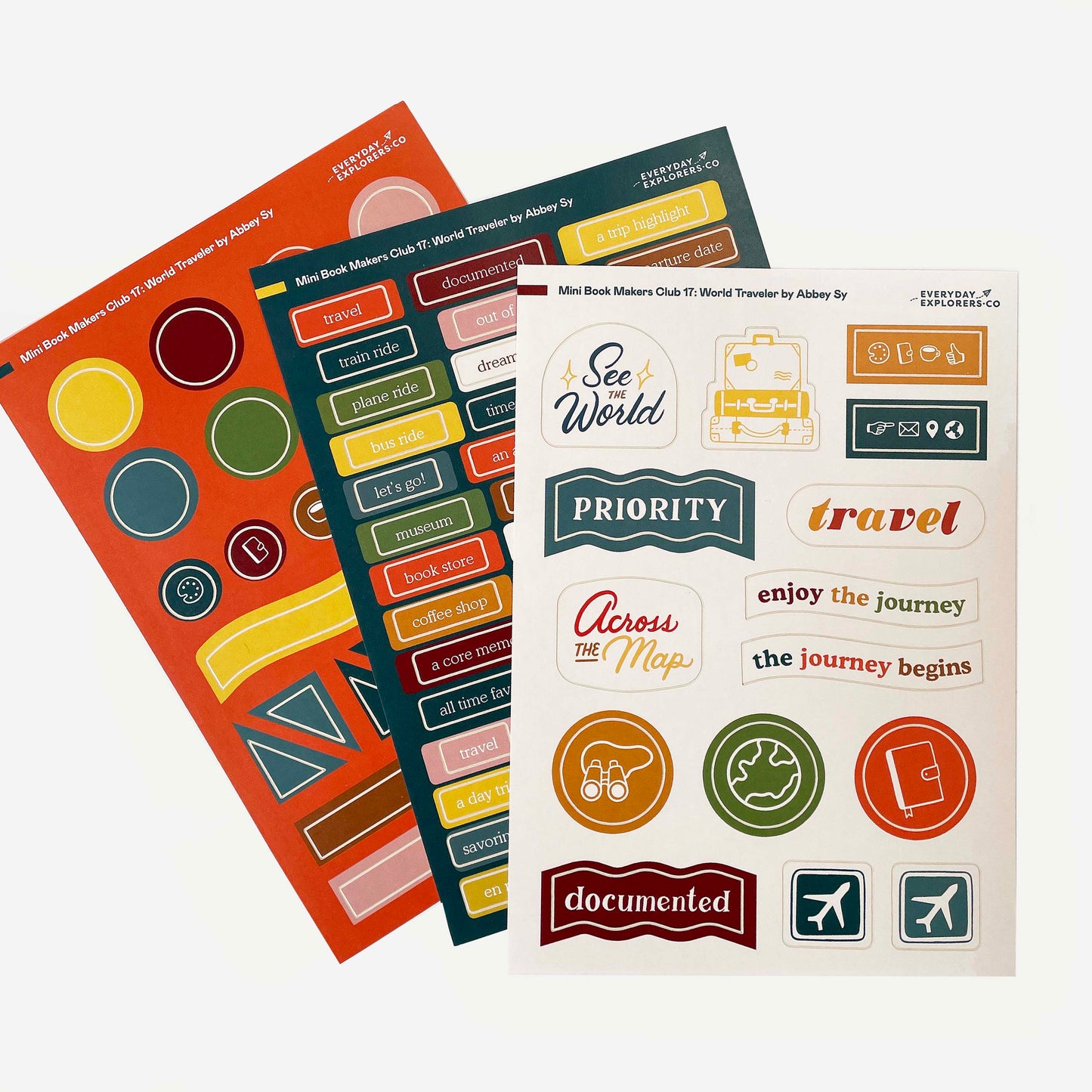 Mini Book Makers Club Kit 17: World Traveler