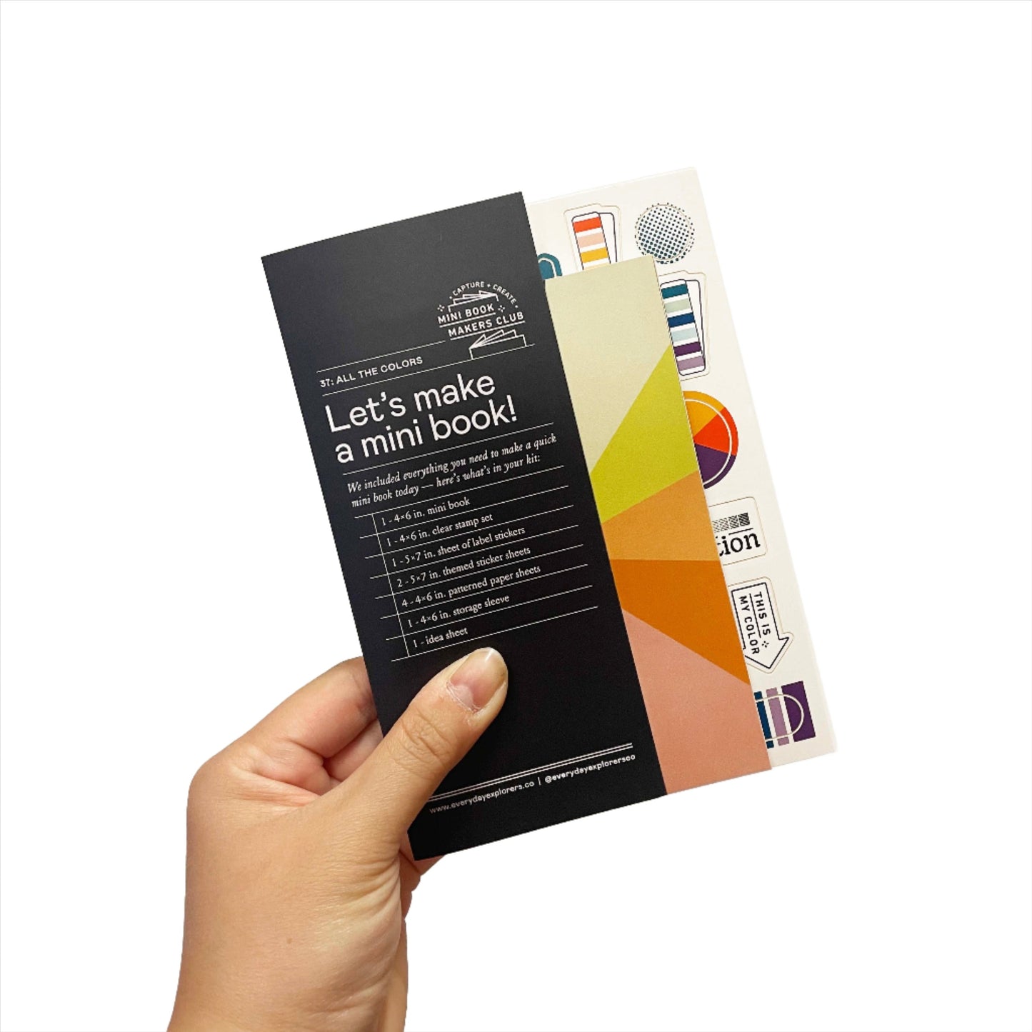 Mini Book Makers Club 37: All the Colors (April 2024)