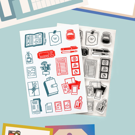 Keepsakes by Marie Lama - 4x6 Clear Stamp Set