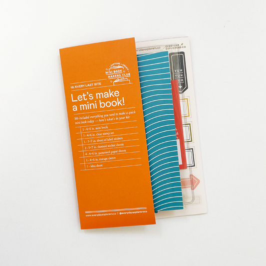 Mini Book Makers Club Kit 16: Every Last Bite