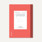 Format Series Journals: Schedule - A5 Journal