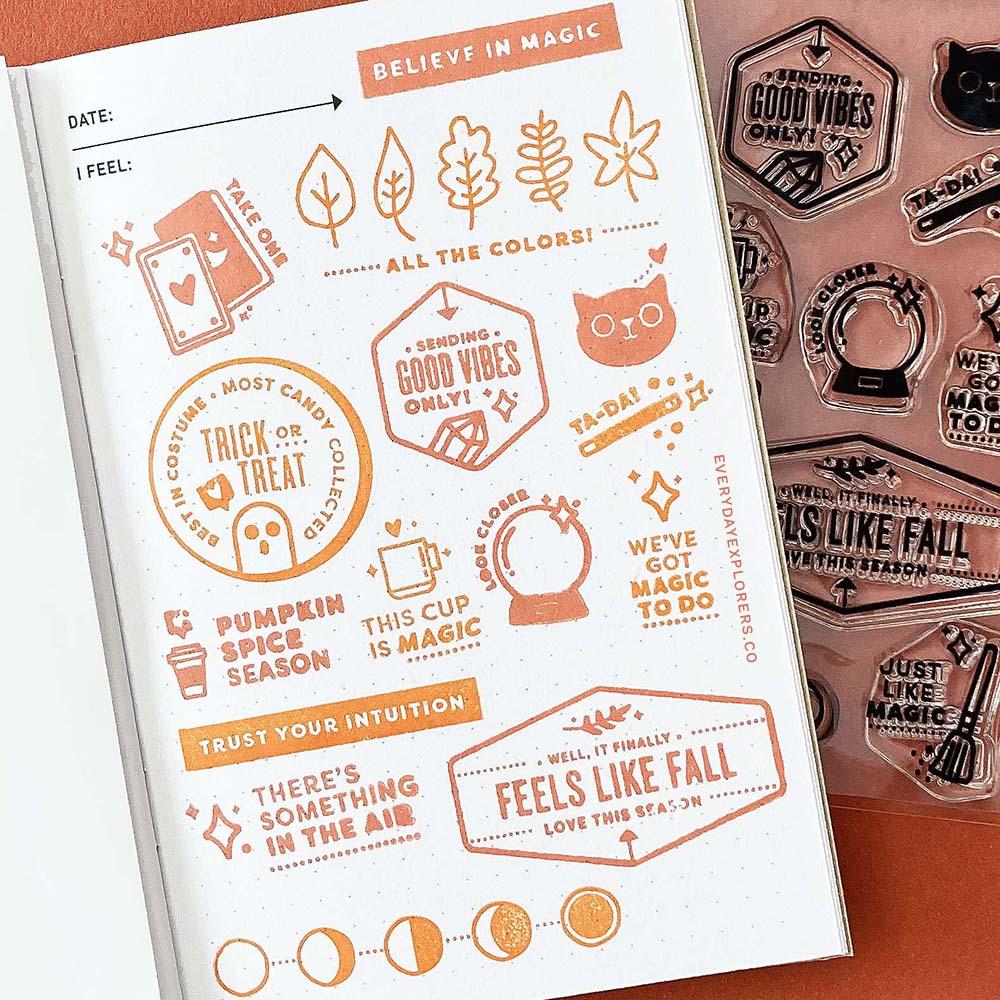Fall Magic - 4x6 Clear Stamp Set