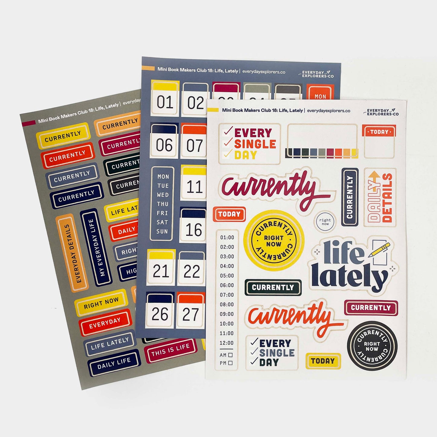 Mini Book Makers Club Kit 18: Life Lately