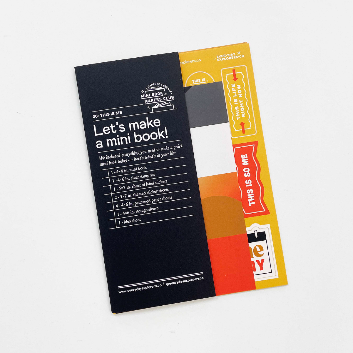 Mini Book Makers Club Kit 20: This is Me