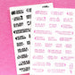 In The News Prompts - 4x6 Clear Stamp Set