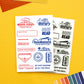Good Reads - 4x6 Clear Stamp Set